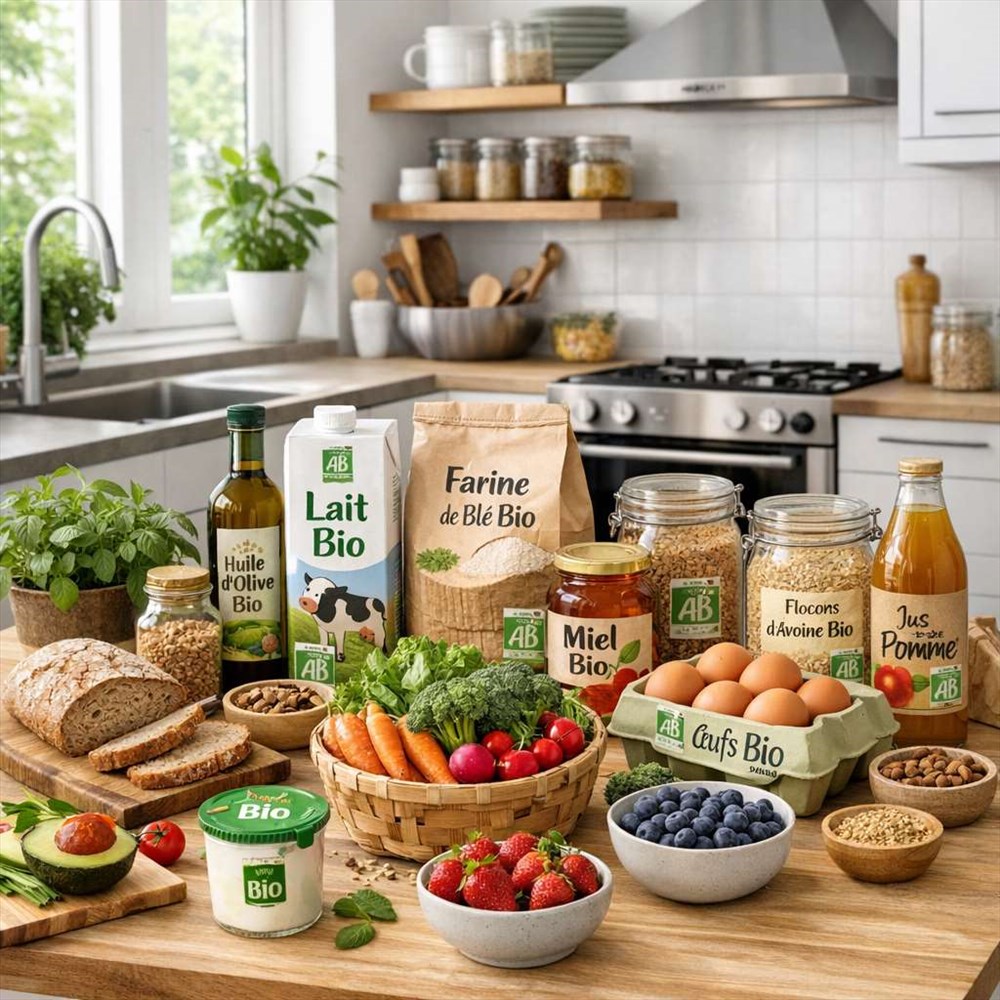 Les produits bio dans la cuisine moderne