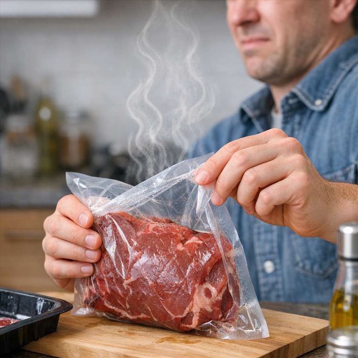 Pourquoi la viande sous vide sent fort à l’ouverture ?