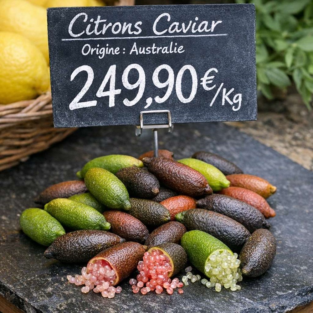 Citron caviar prix au kilo: ce que vous payez vraiment