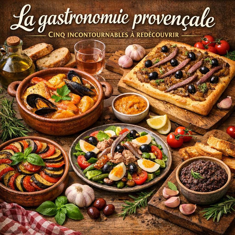 La gastronomie provençale : cinq incontournables à (re)découvrir
