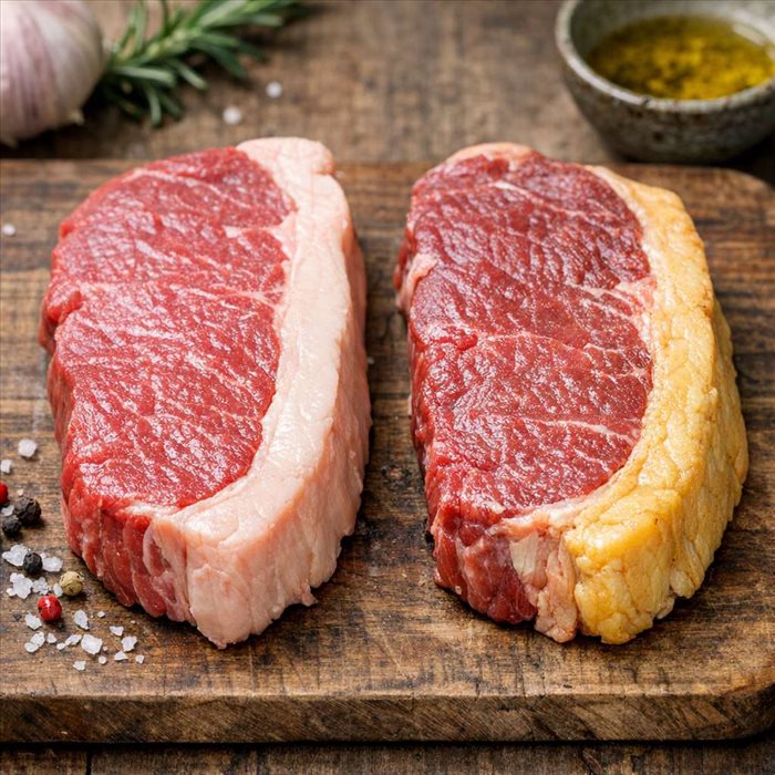 Pourquoi le gras de la viande jaunit avec l’âge ? Explications