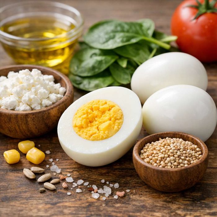 Valeur nutritionnelle d’un œuf dur : calories, protéines et bienfaits