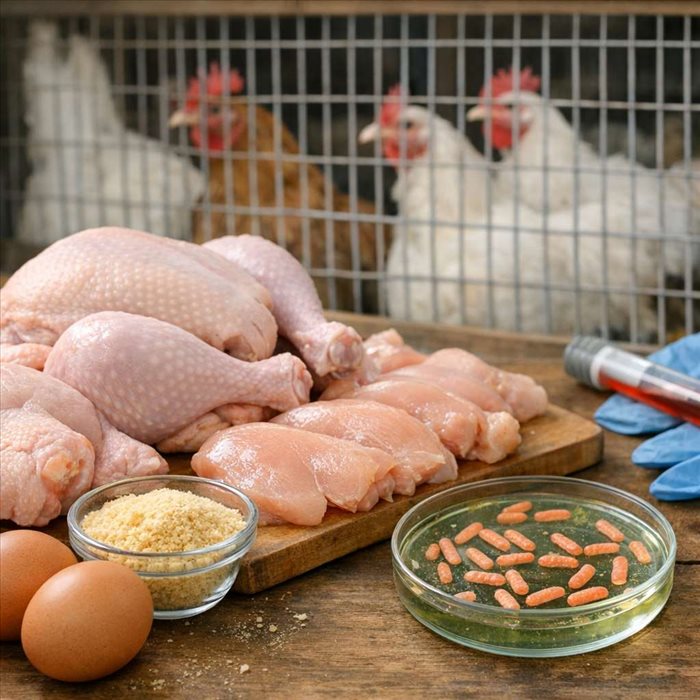Pourquoi la volaille est plus exposée aux salmonelles ?
