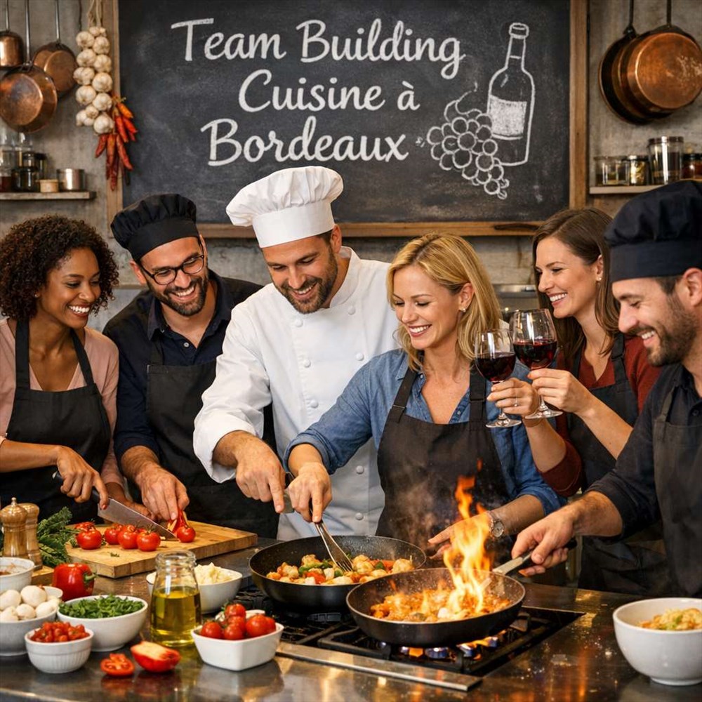 Quand la cuisine devient une activité de team building à Bordeaux