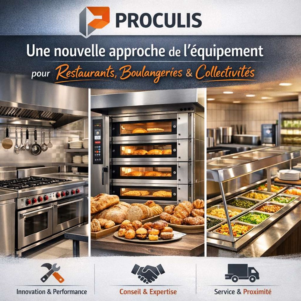 Proculis : une nouvelle approche de l’équipement pour restaurants, boulangeries et collectivités
