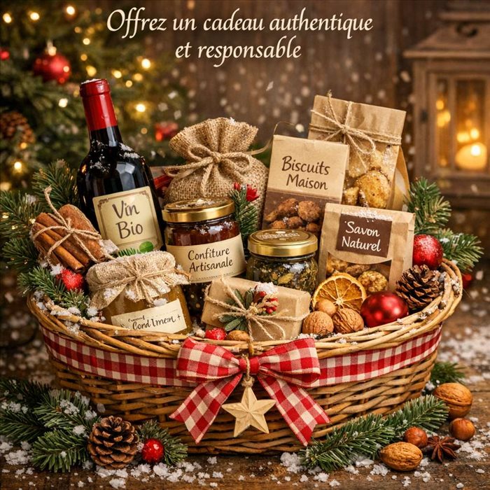 Panier garni de Noël : cadeau authentique et responsable