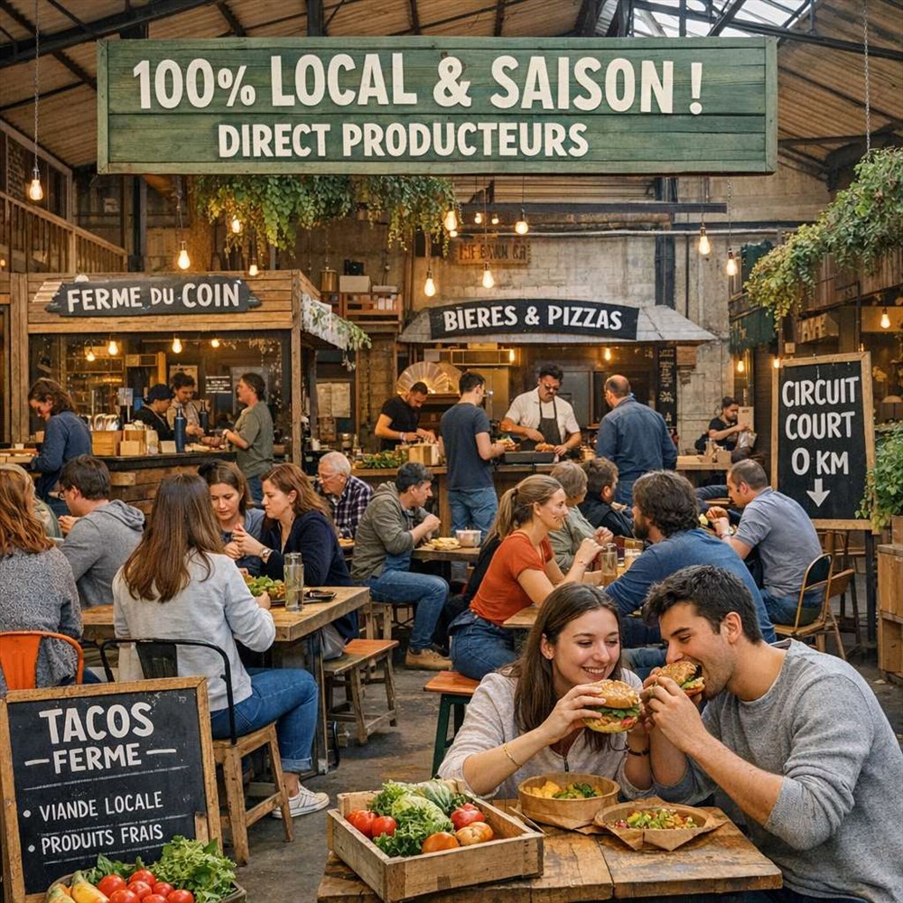 Street-food en circuit court : ce que change un food-court près de Lille