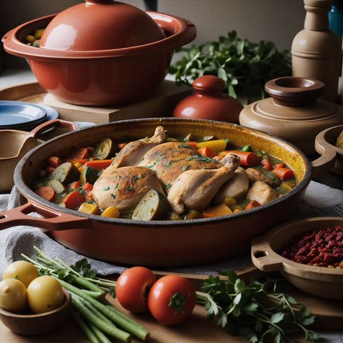 Quels légumes, riz et fruits secs pour un tajine de poulet ?